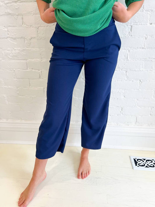 Lucy Wide Leg Stretchy Crop Pants