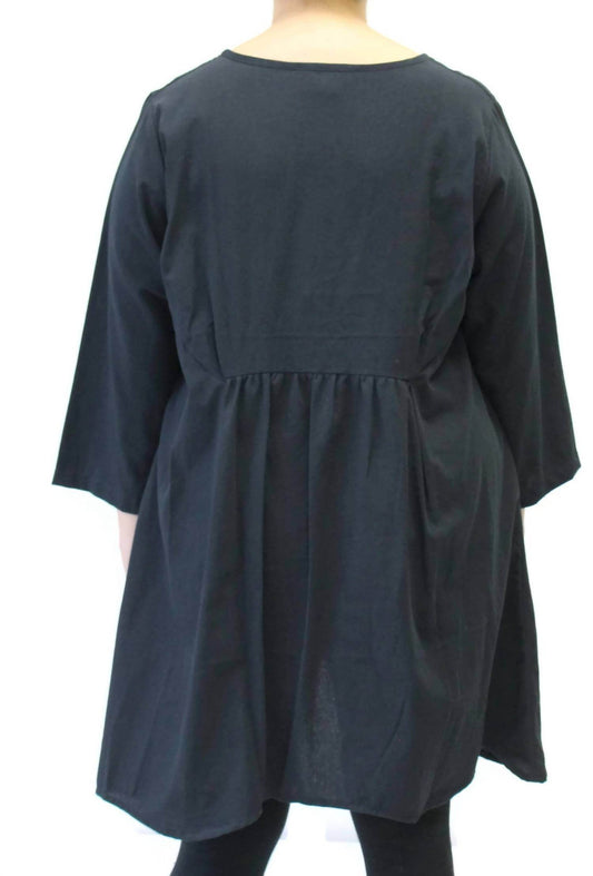 Modesce - Flower Collage Hand Painted Tunic Top - Rack Hunt -