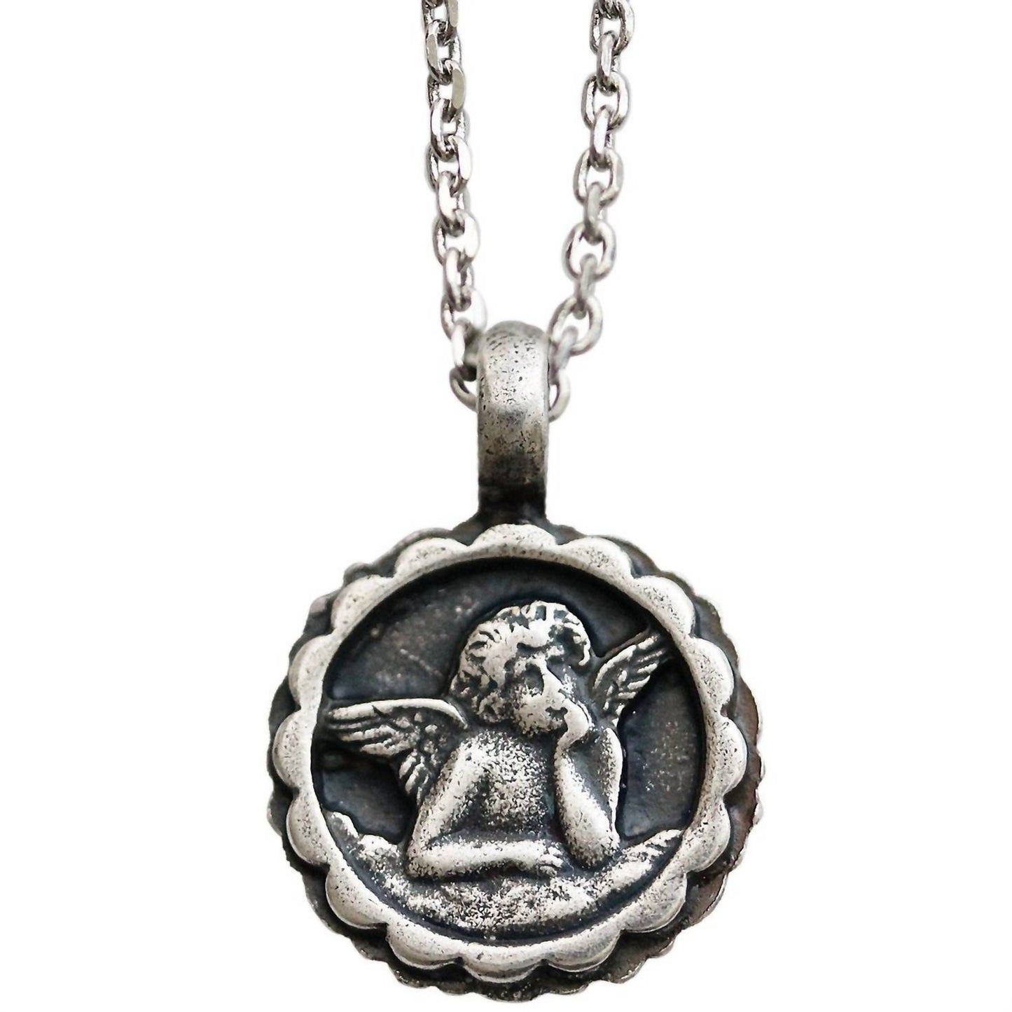 Women's Guardian Angel Pendant
