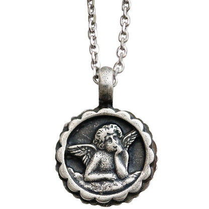 Women's Guardian Angel Pendant