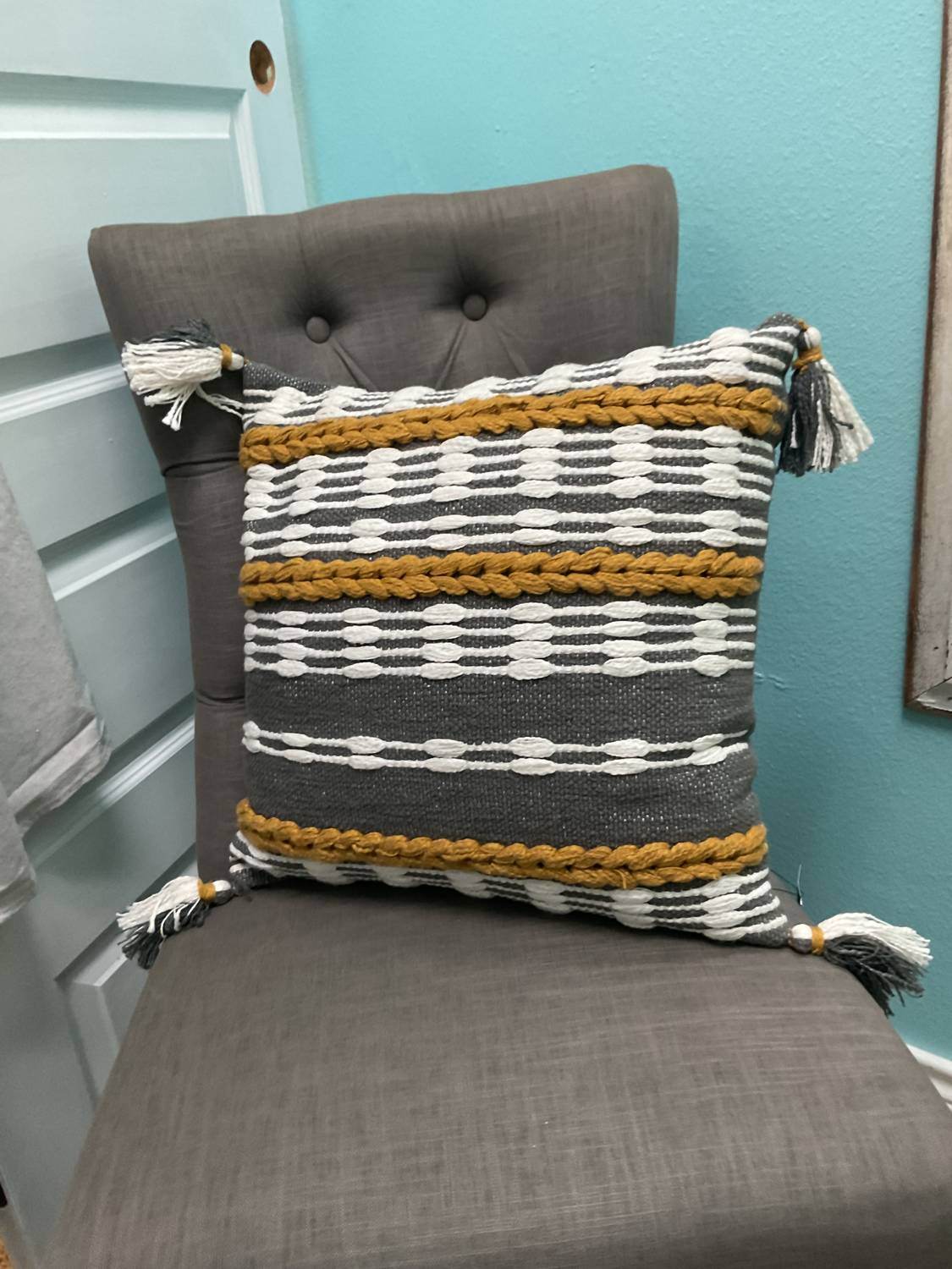 Caravan Home Decor - Stripe Pattern Accent Pillow - Rack Hunt -
