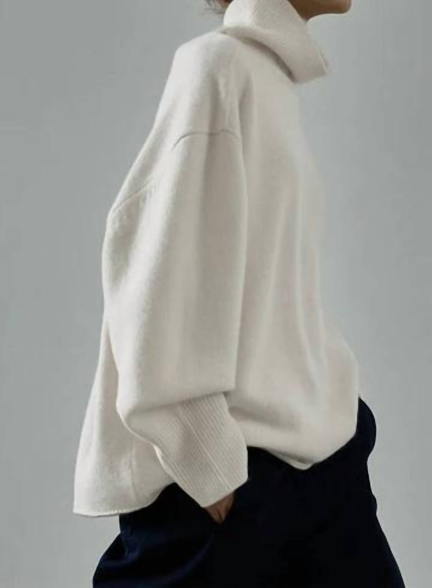 Slouch Turtleneck Sweater