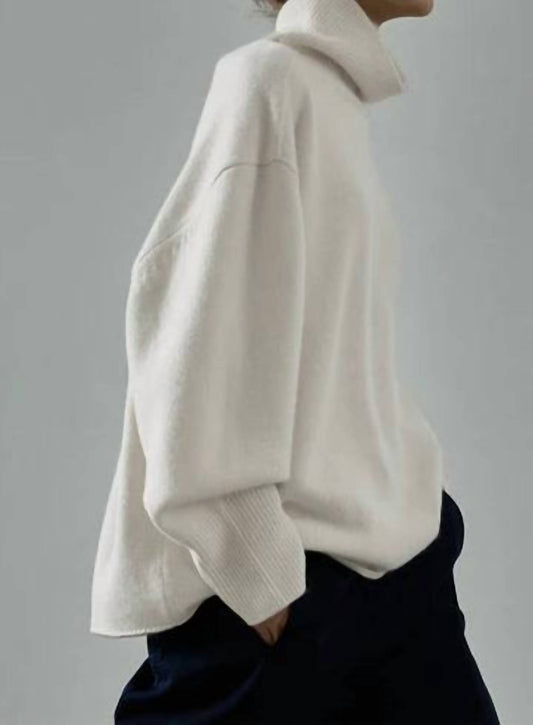 Slouch Turtleneck Sweater