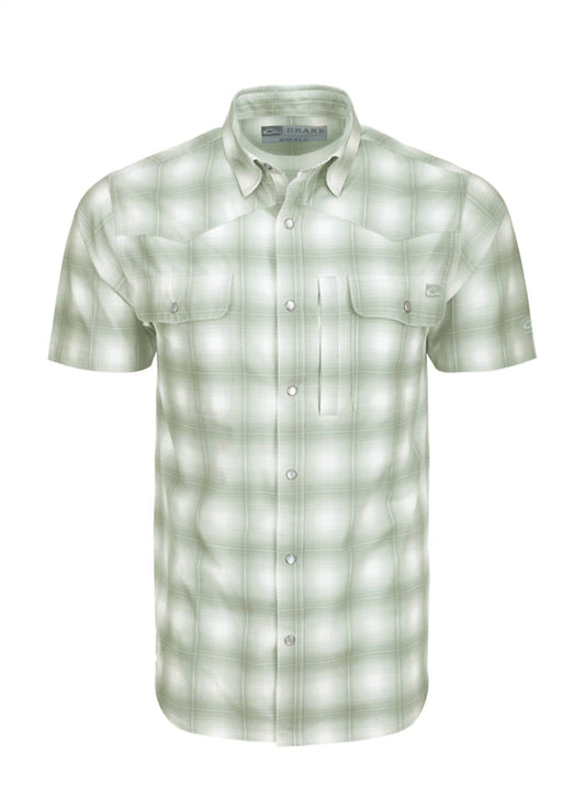 Men's Short Sleeve Cinco Ranch Western Plaid Shirt
