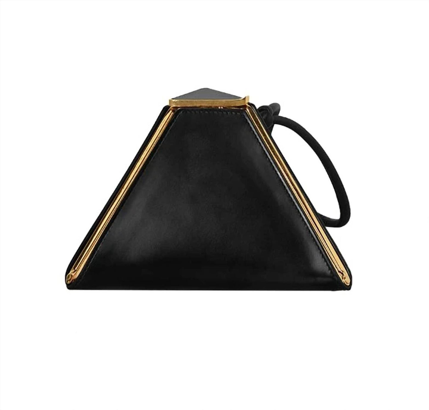 Women's Pyramid Leather Clutch