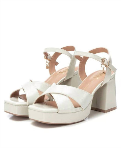 WOMEN'S HEELED PLATFORM SANDAL