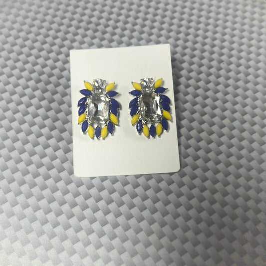 Stadium Gem - Women's Game Day Glam Cluster Earrings - Rack Hunt -