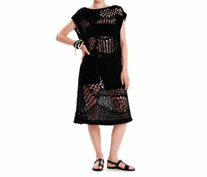 Nature Textures Midi Dress