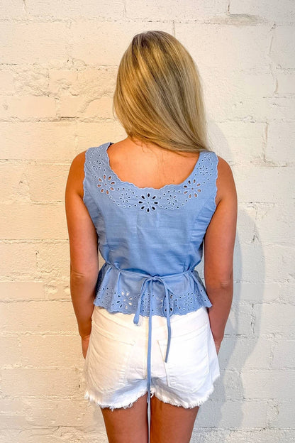 Ellie Eyelet Top