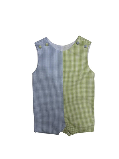 Boy's Ashton Seersucker Shortall Romper