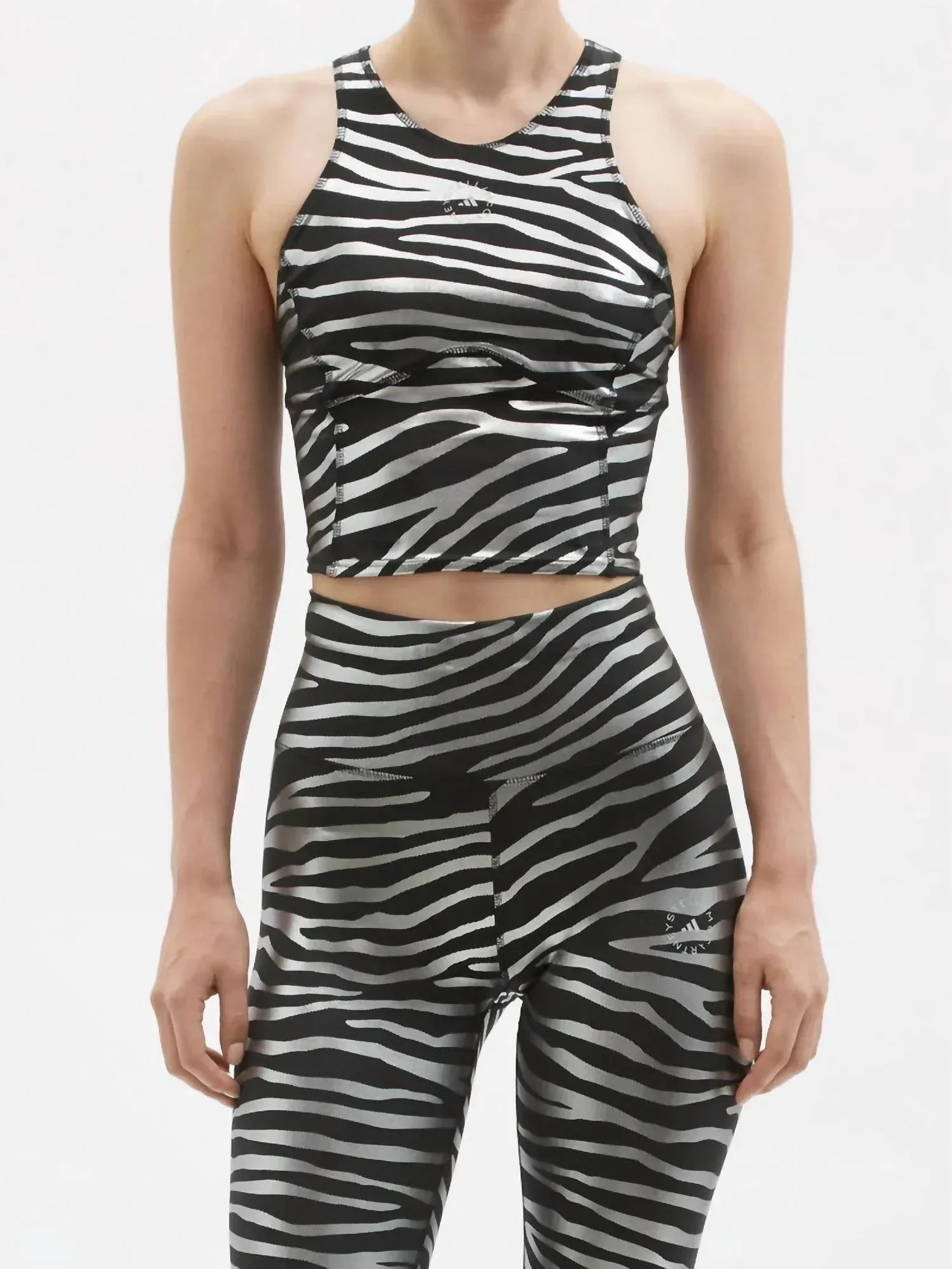 adidas by Stella McCartney - Print Cropped Tank Top - Rack Hunt