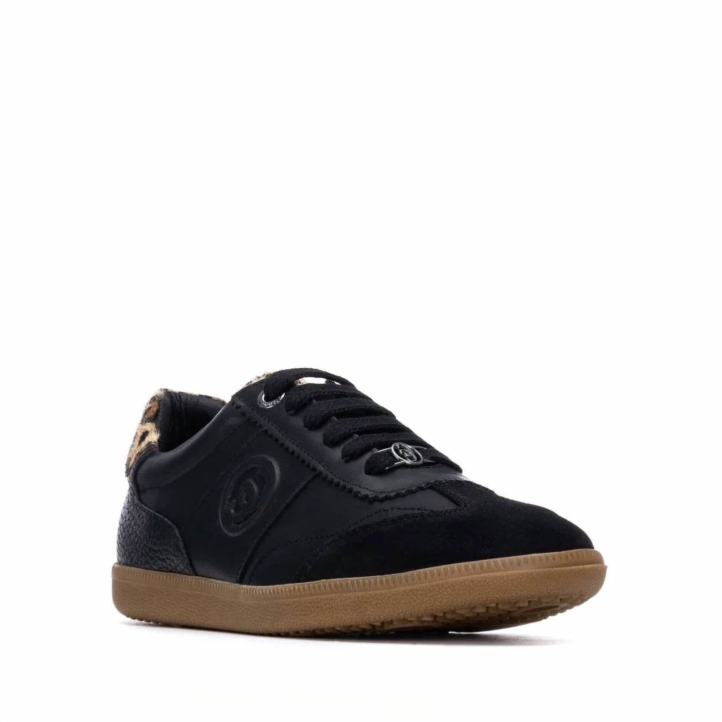 Women's Leather Lace-up Sneakers