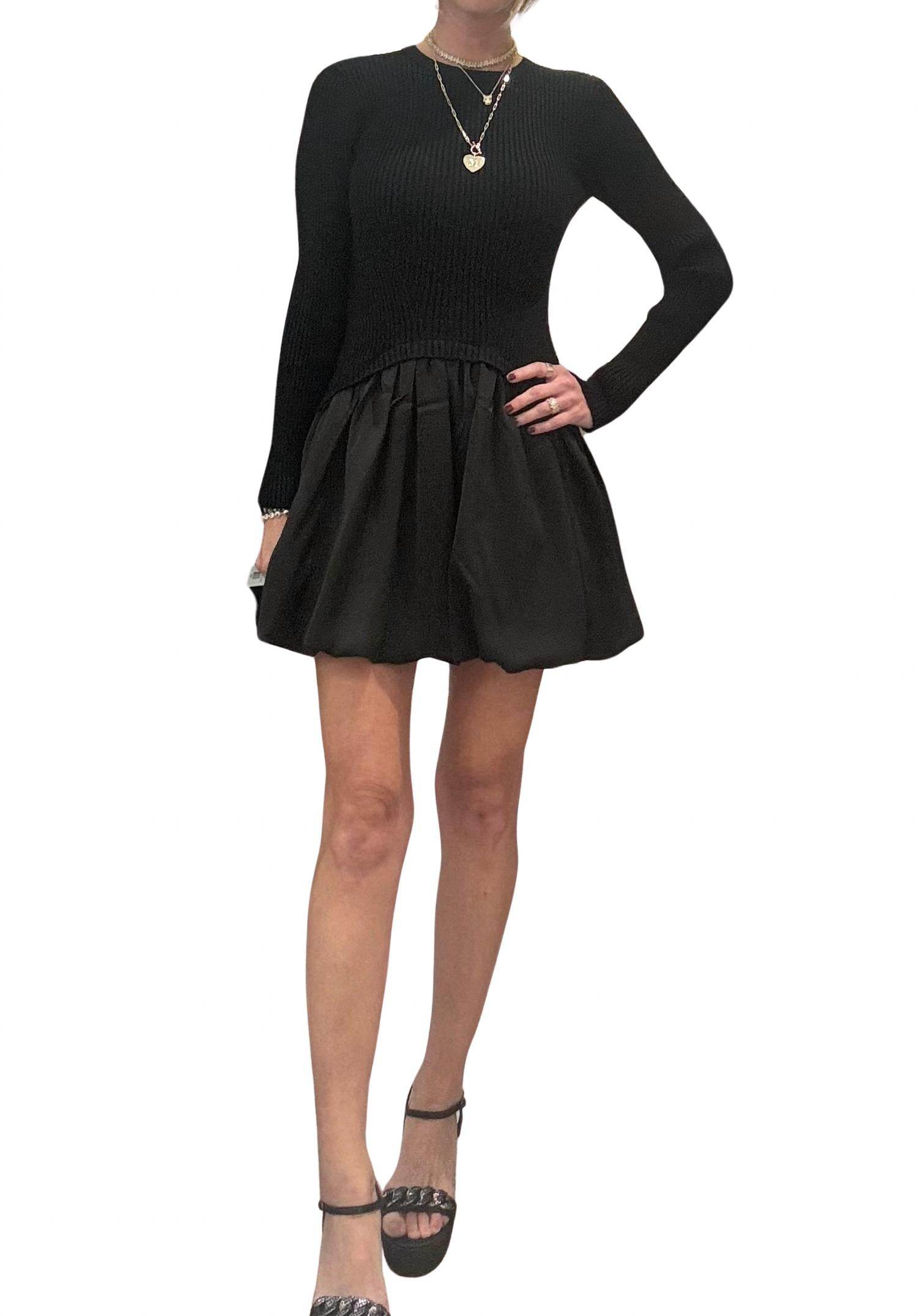 BABE - Reney Sweater Bubble Mini Dress - Rack Hunt -