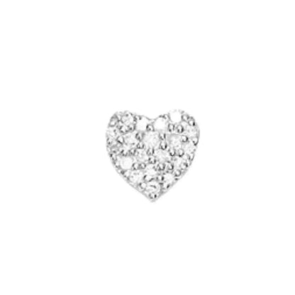 La Soula Jewelry - Women's Diamond Heart Earrings - Rack Hunt