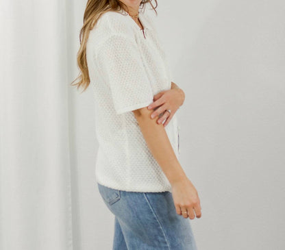 Oversized Knit Shirt