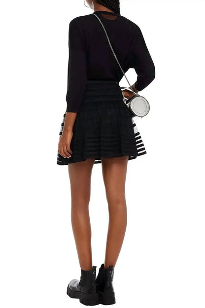 RED VALENTINO - Tiered Mini Skirt - Rack Hunt