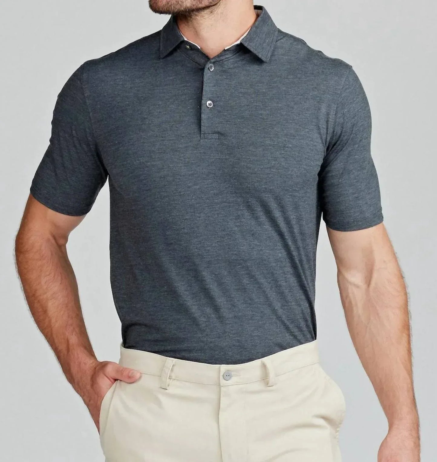 tasc - Men's Golf Polo Top - Rack Hunt