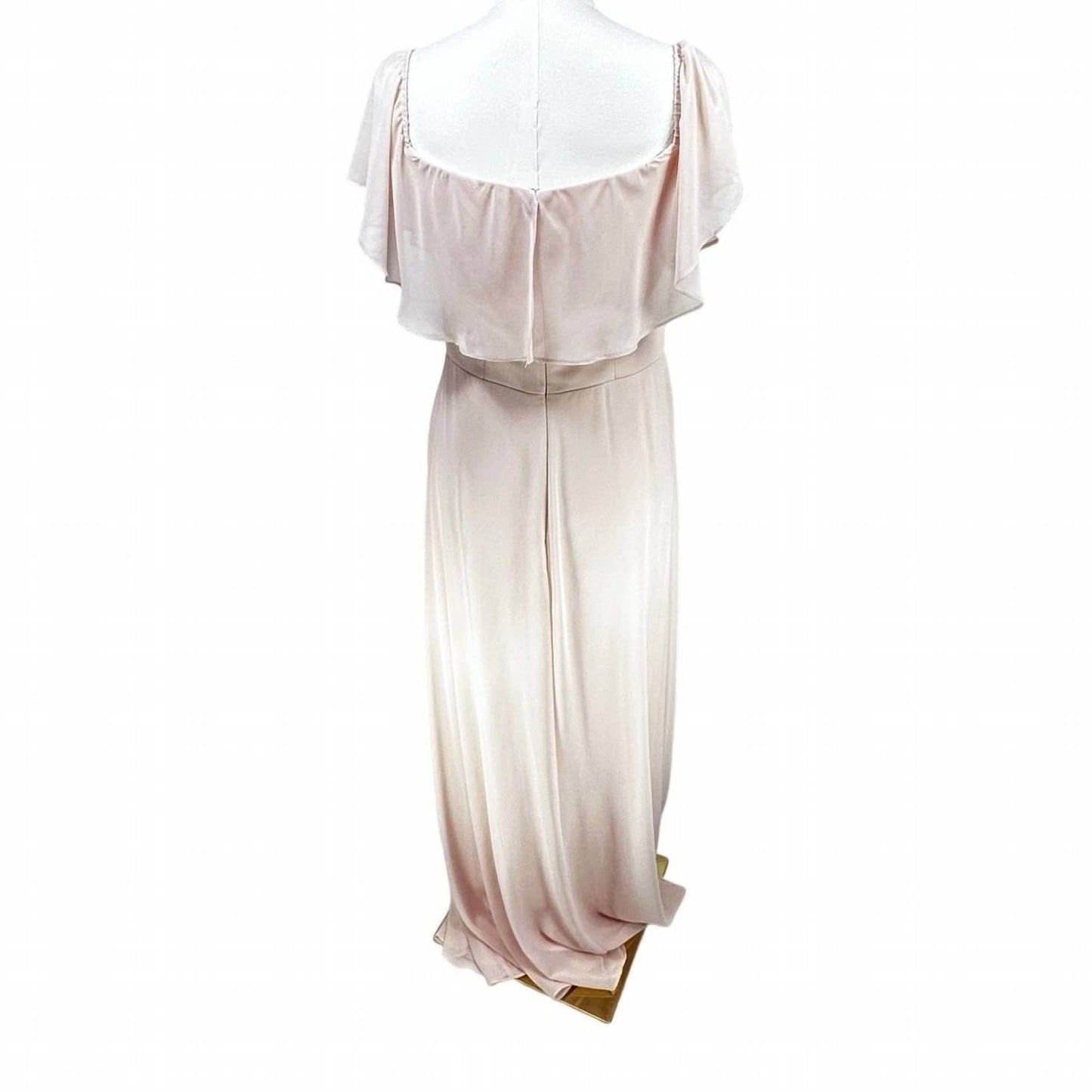 Bill Levkoff - Off The Shoulder Chiffon Bridesmaid Dress - Rack Hunt