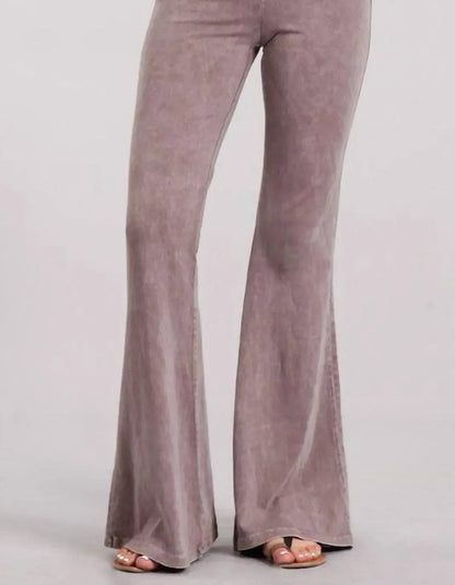Chatoyant - Mineral Wash Bell Bottom Soft Pants - Rack Hunt
