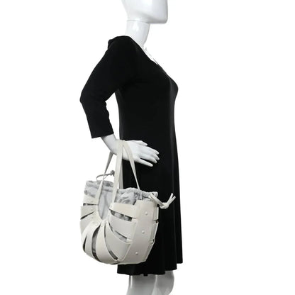 Bottega Veneta - Women's French Calfskin Shell Shoulder Bag - Rack Hunt
