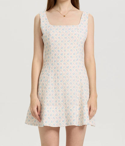 Floral Print Mini Dress