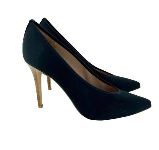 Daniele Ancarani - Women's Satin Pumps Pointed Toe Stiletto High Heels - Rack Hunt -