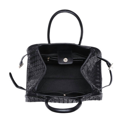Women's Rhonda Woven Vegan Leather Tote Bag