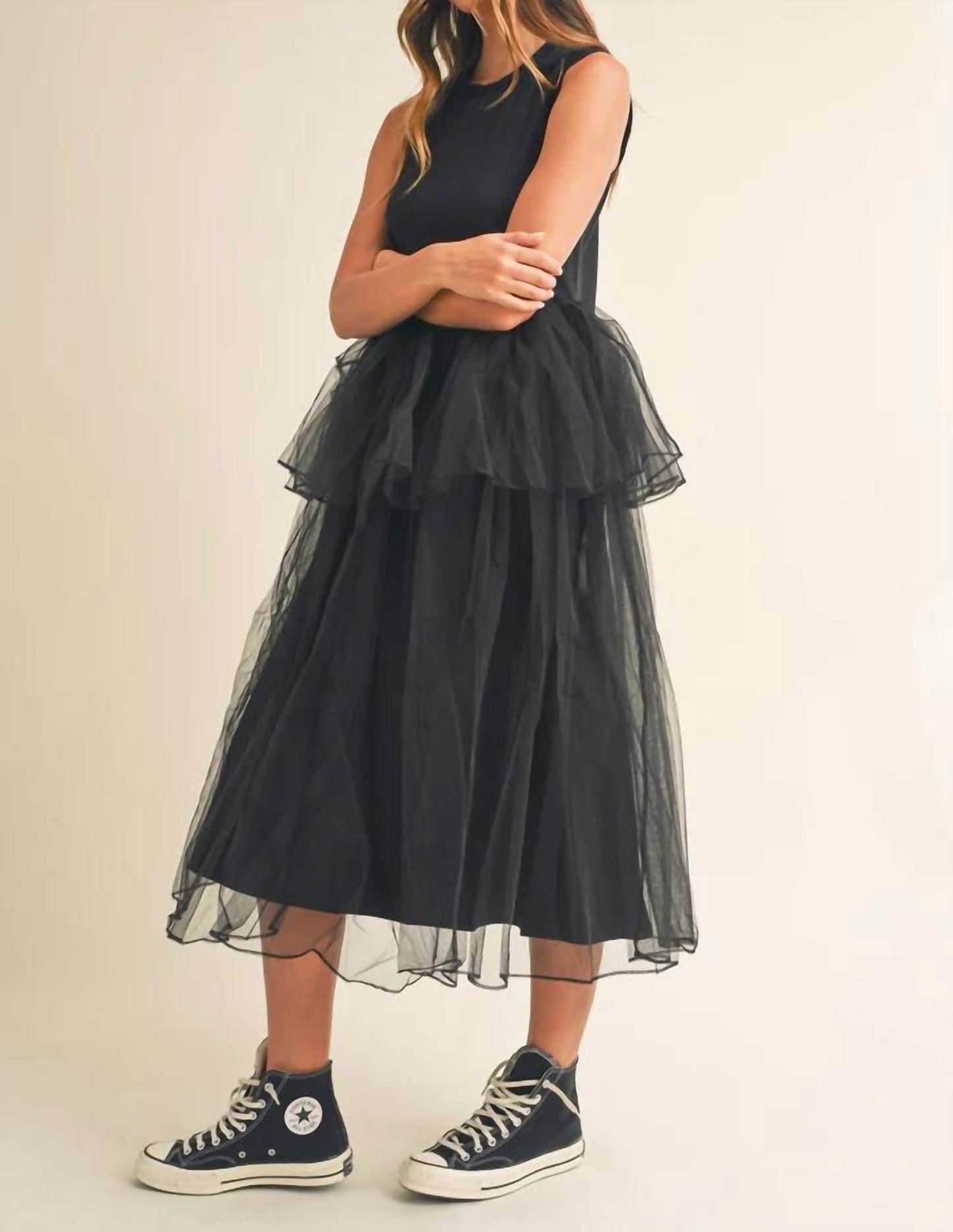 Amable - Talia Tule Dress - Rack Hunt