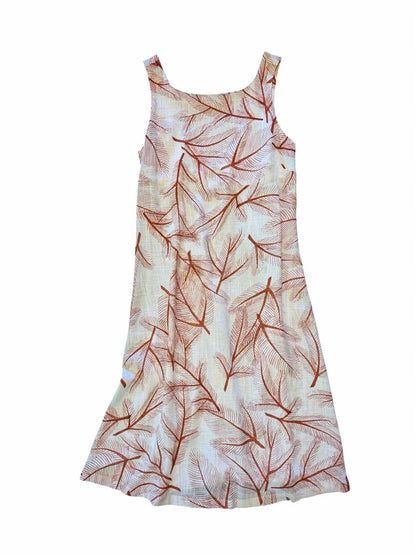 Printed Linen Blend Dress