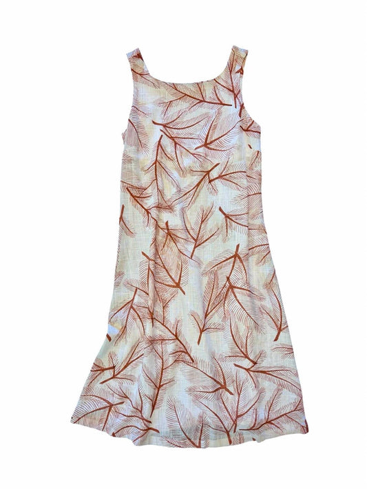 Printed Linen Blend Dress