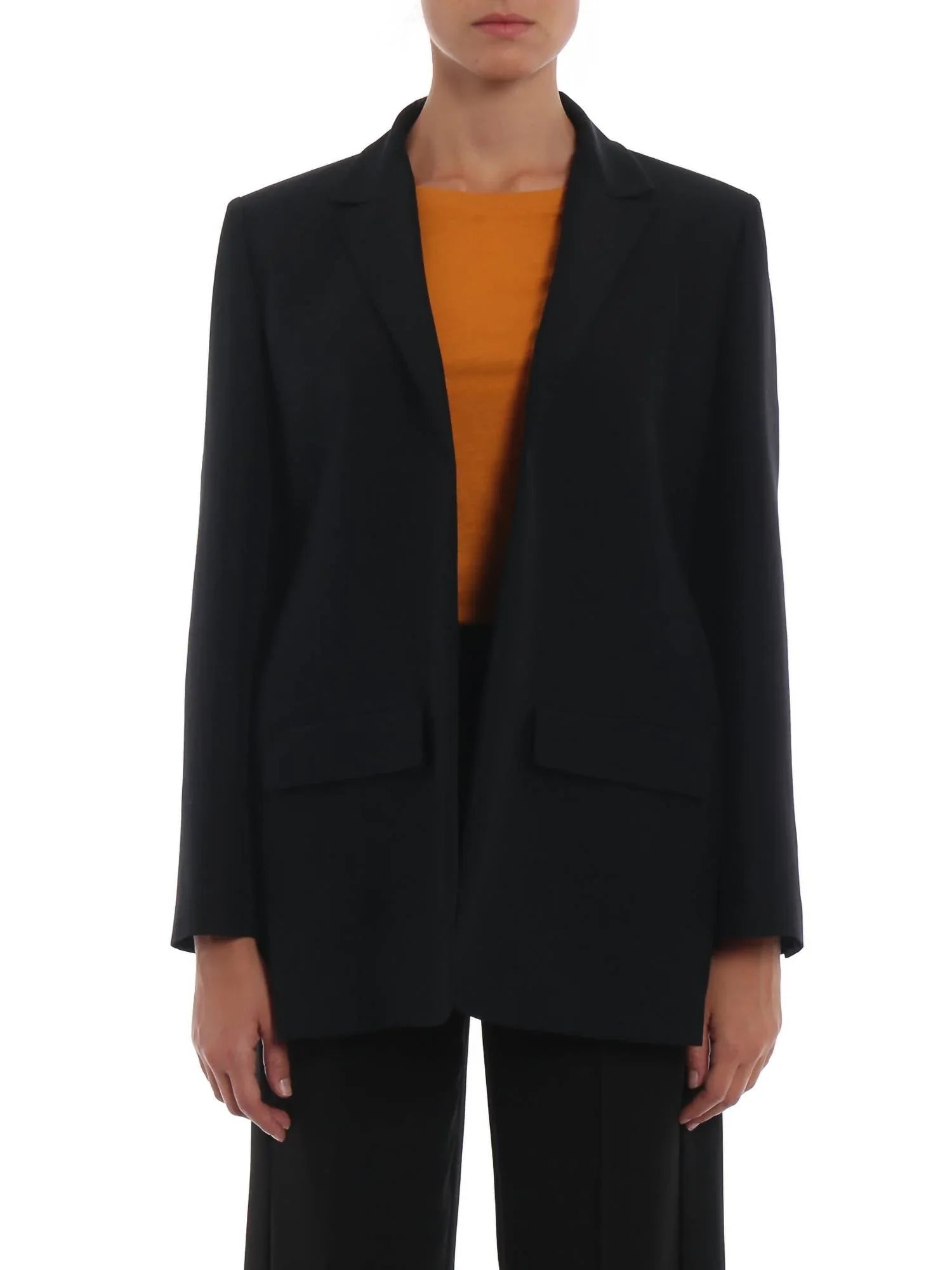 Valentino - Crepe Cady Open Front Tailored Blazer - Rack Hunt