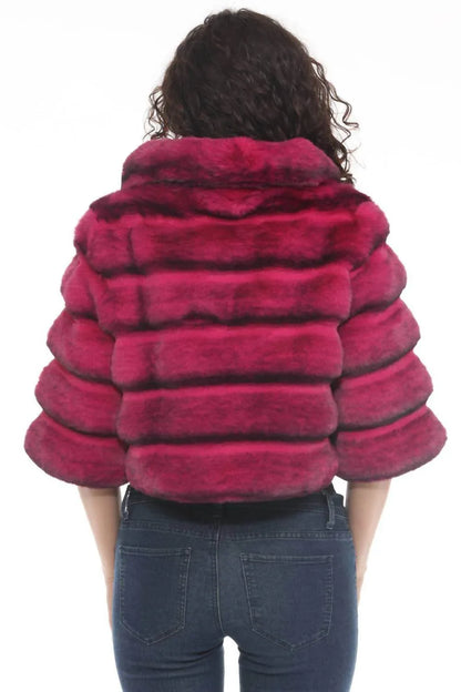 Belle Fare - Premium Cropped Faux Fur Coat - Rack Hunt