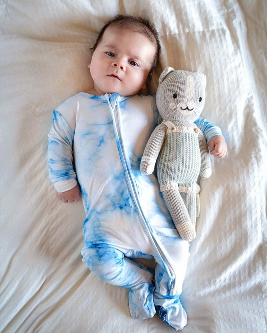 Milo Tie Dye Zippered Footies