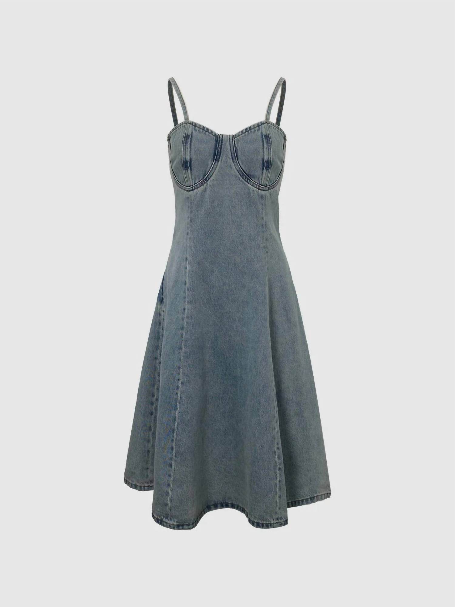 Urban Revivo - Camisole Denim Dress - Rack Hunt