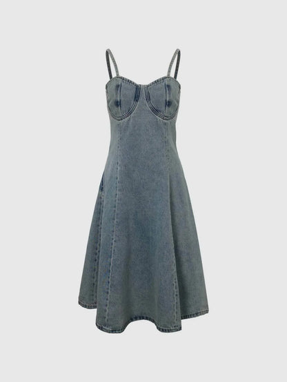 Urban Revivo - Camisole Denim Dress - Rack Hunt