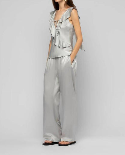 Barabelle Silk Wide Leg Pants