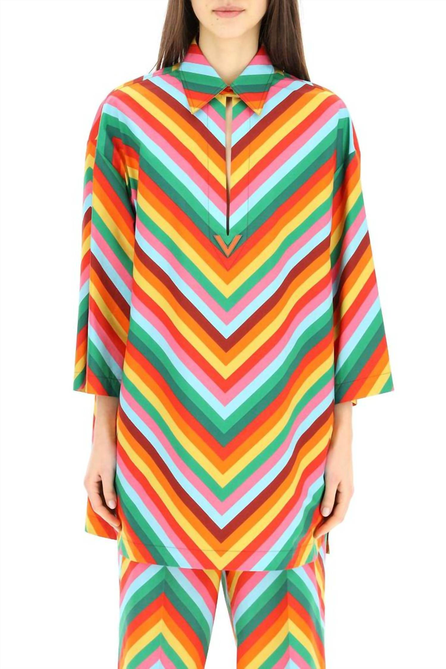 Valentino - Rainbow Striped Shirt - Rack Hunt