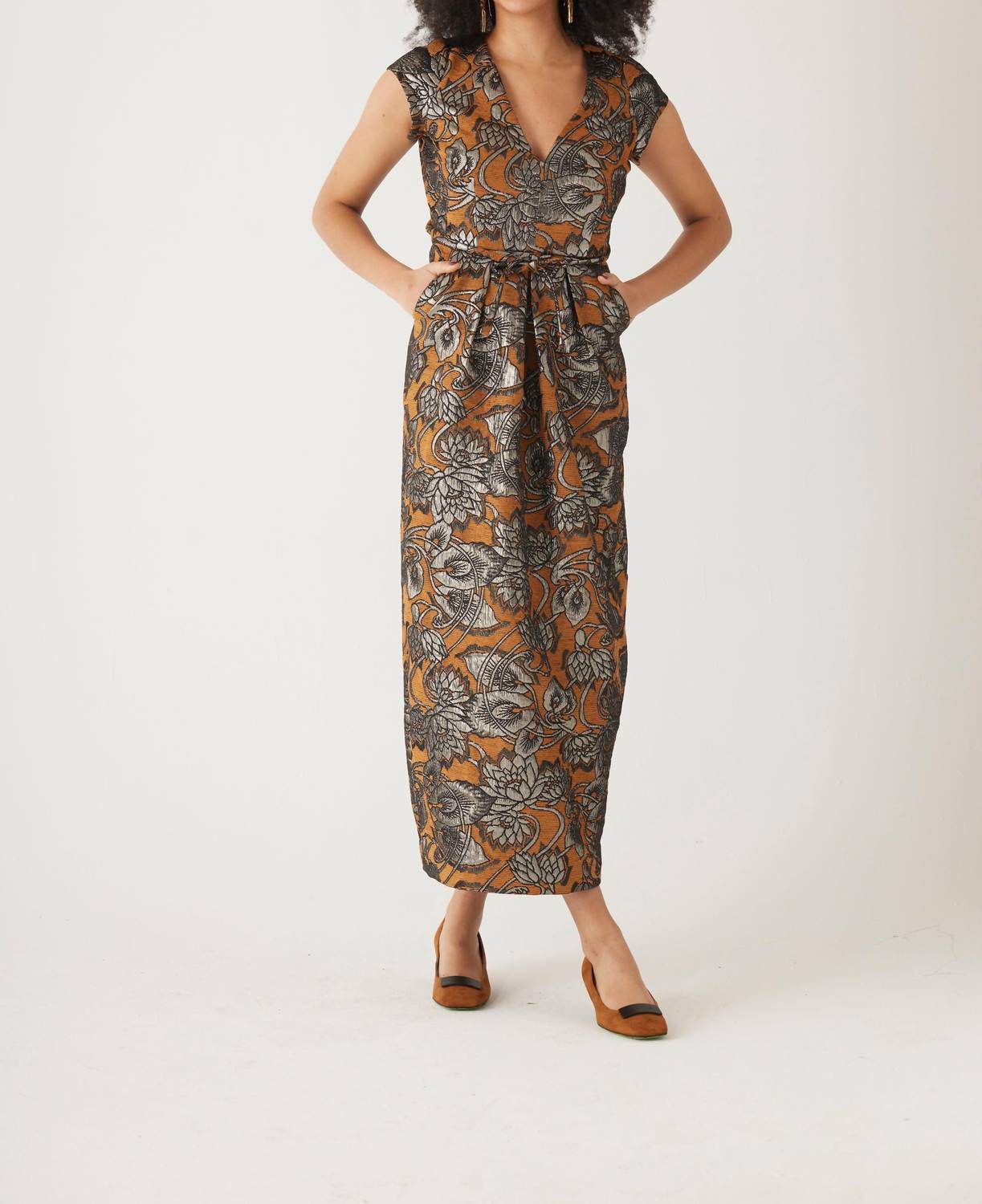 Rose Velvet - Rita Midi Dress - Rack Hunt -