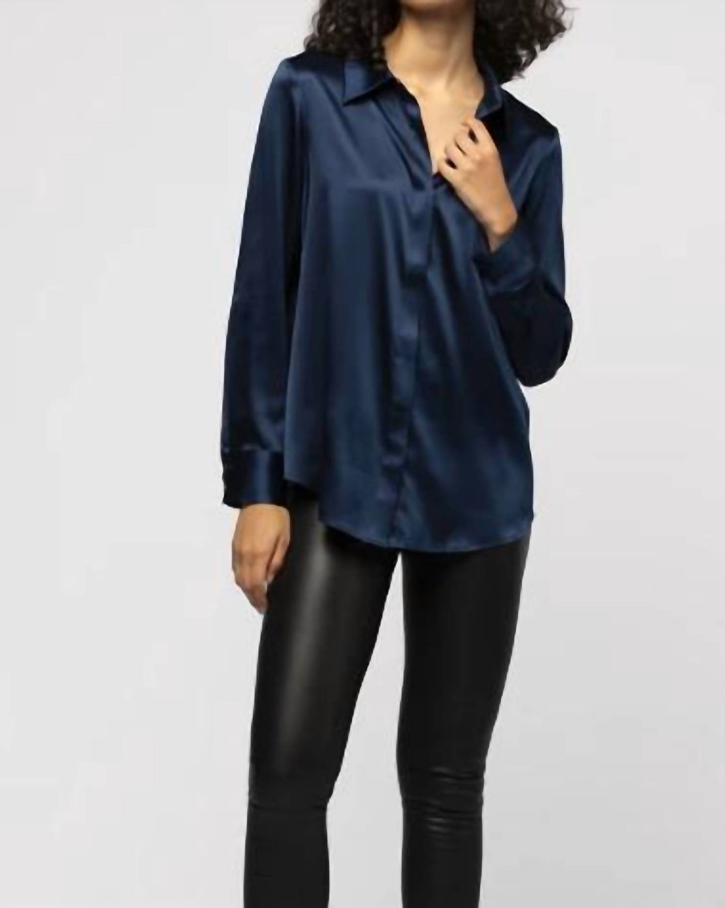 Stretch Leather Leggings