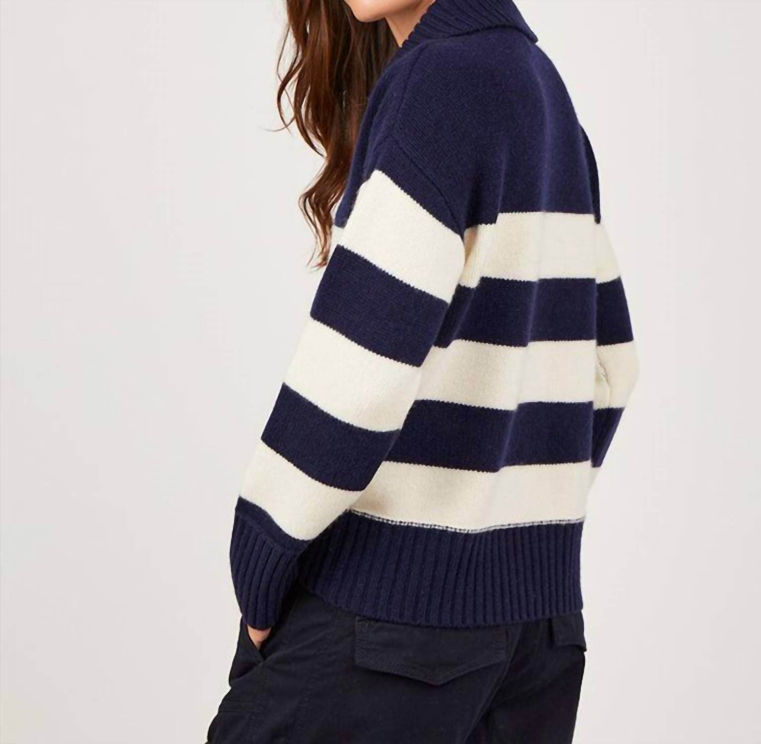 Cocoa Cashmere - Lydia Stripe Sweater - Rack Hunt -