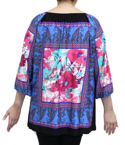 Floral Peasant Top