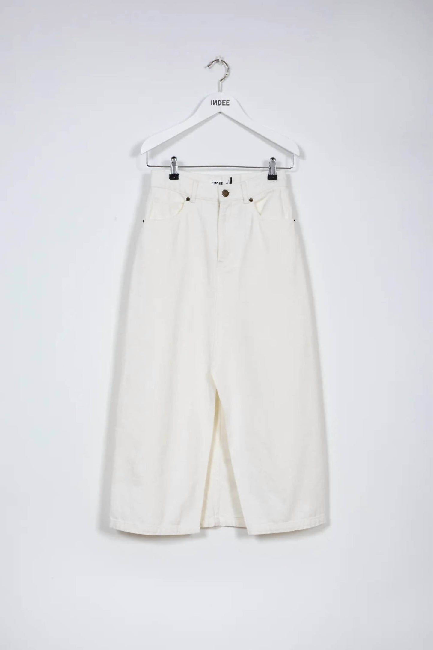 INDEE - Girl's Pompei Long Denim Front Slip Skirt - Rack Hunt -