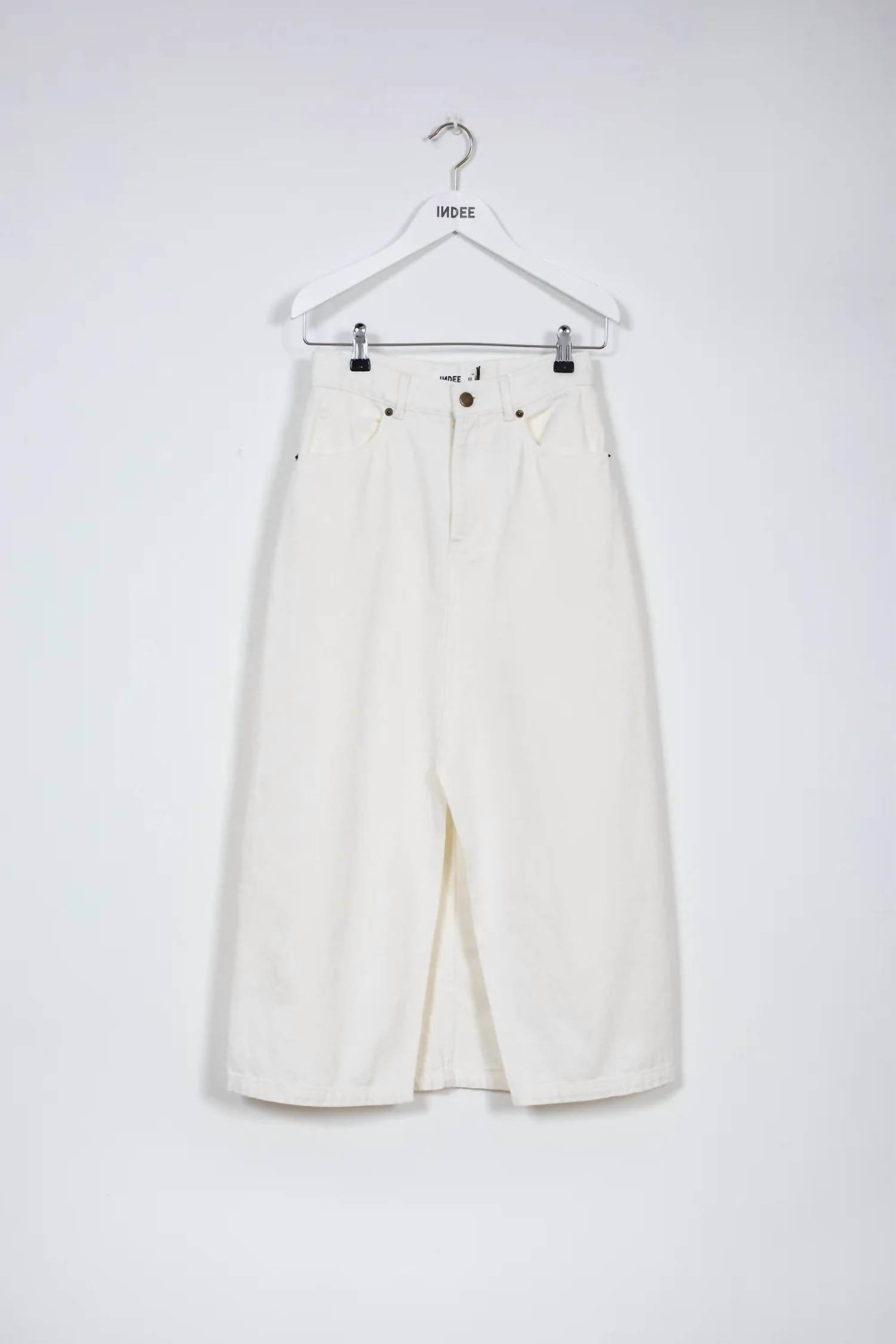 INDEE - Girl's Pompei Long Denim Front Slip Skirt - Rack Hunt -