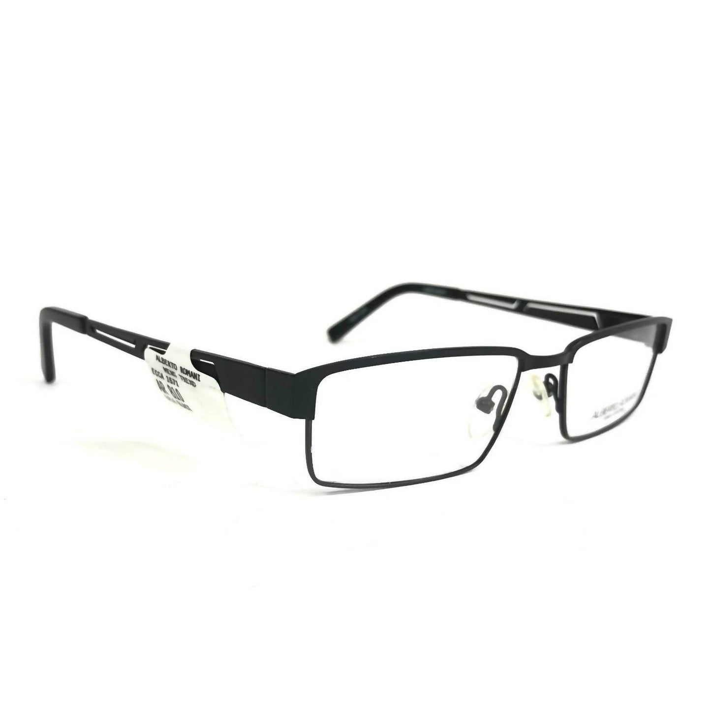 Alberto Romani - Men's Ar 810 Rectangle Eyeglasses - Rack Hunt -
