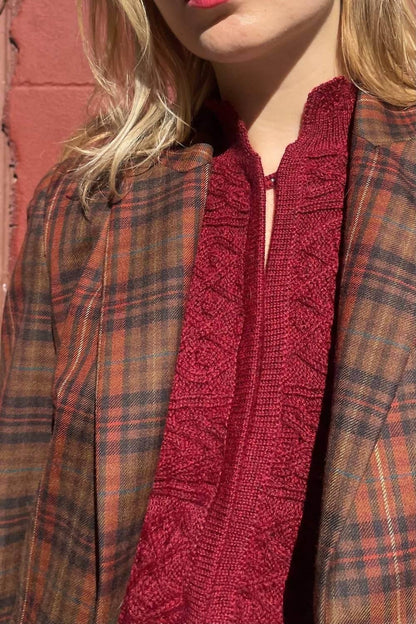 Rose Velvet - Patrice Baby Alpaca Dickie Sweater - Rack Hunt