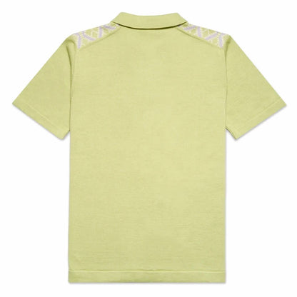 Diamond Weave Knit Polo Shirt