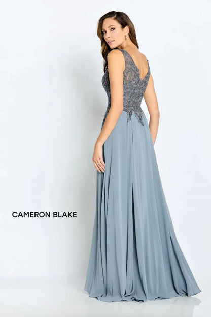 Beaded Lace And Chiffon Gown