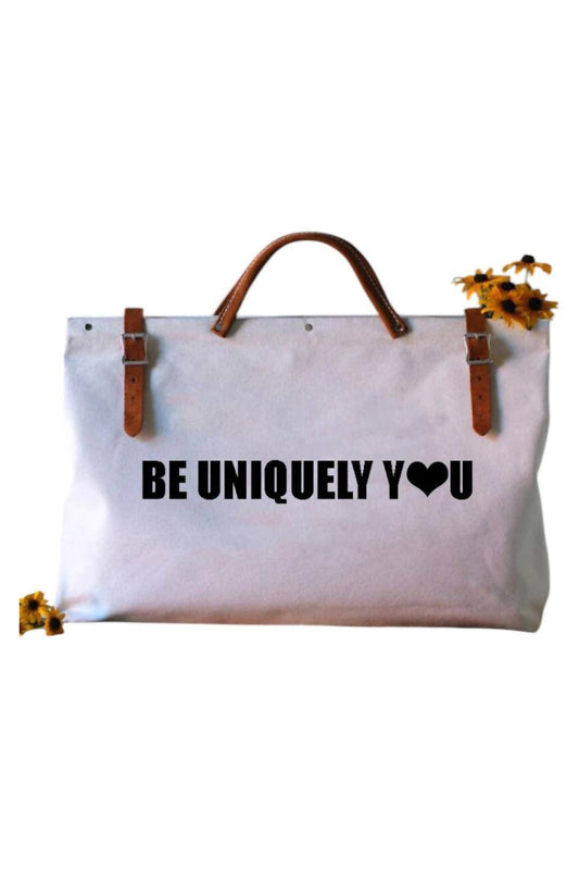 Forestbound - Women's Be Uniquely You Canvas Weekender Utility Bag - Rack Hunt -