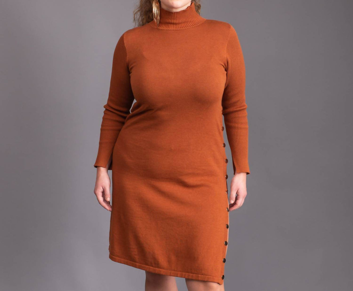 The Athletic Side Of Us - Ribbed Sweater Dress - Rack Hunt