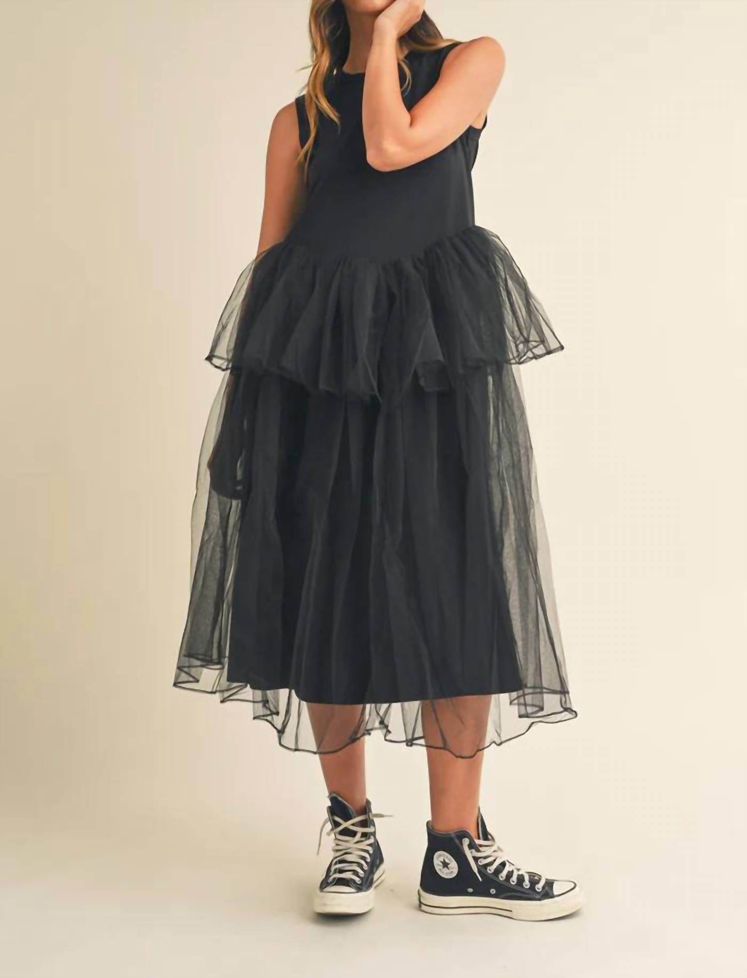 Amable - Talia Tule Dress - Rack Hunt